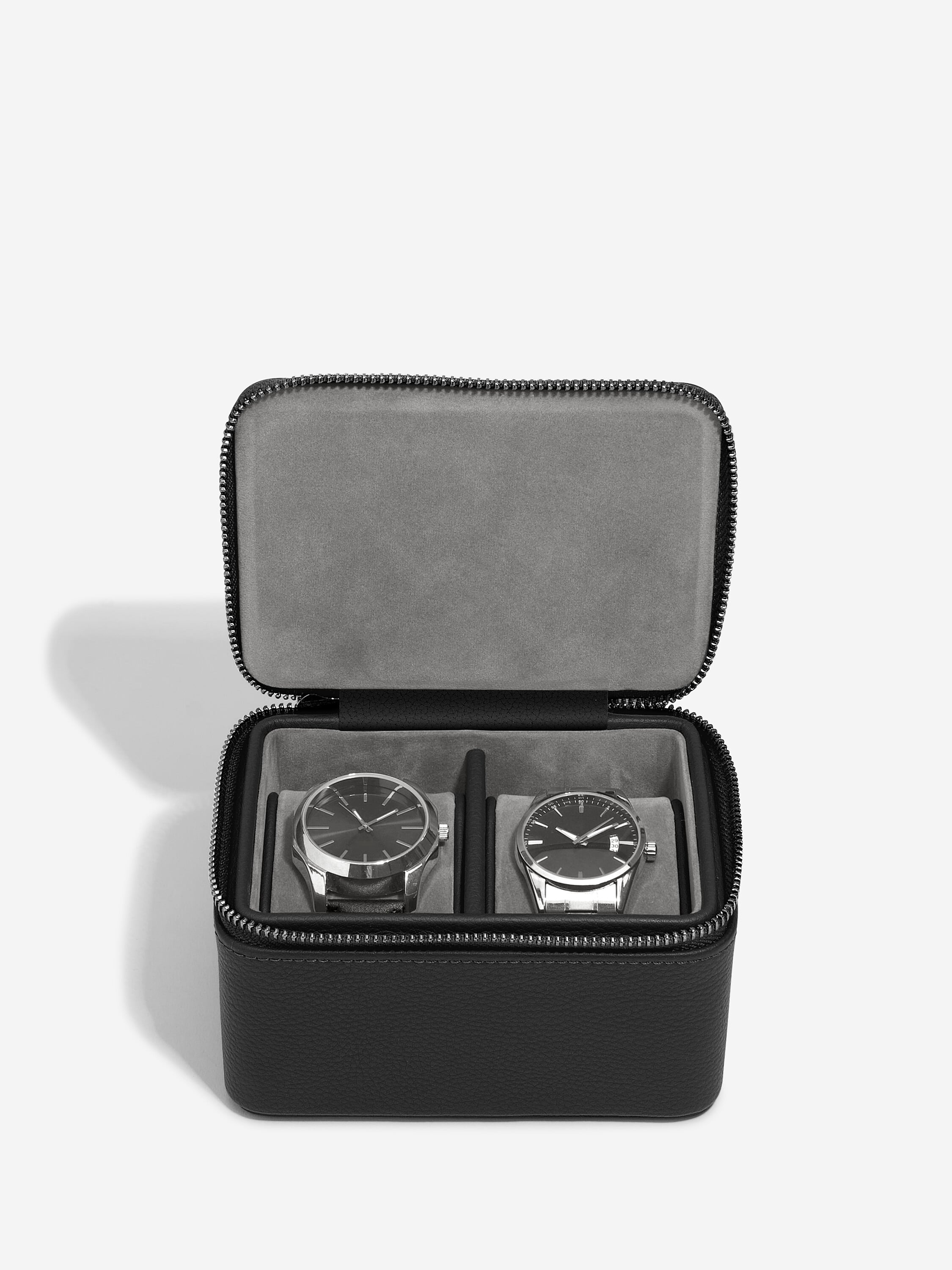 Zipped Travel Watch Box Mens Stackers