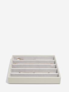 Stackers. Sage Green Cable Tidy - Clocks - View #2