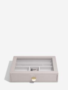 Stackers Taupe Classic Medium Jewellery Box with 6 Lined Charm Layers
