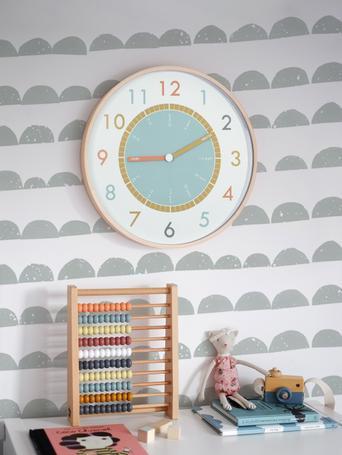 Tell The Time Wooden Wall Clock