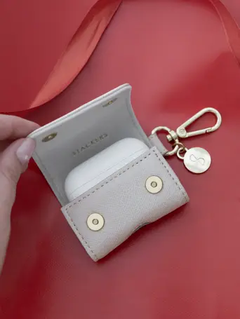 Taupe Airpod Case Holder