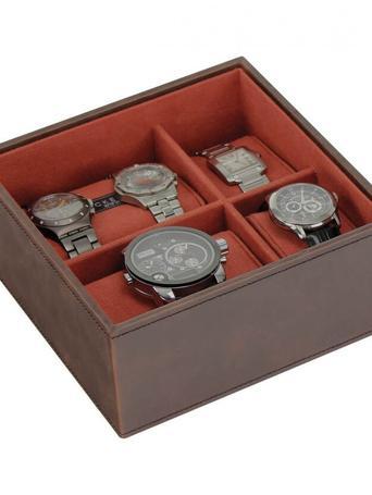 STACKER MEN LARGE BROWN / ORANGE WATCHES