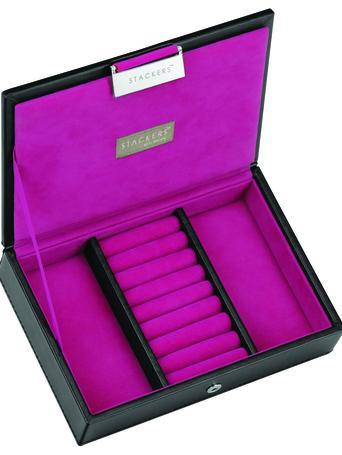 STACKER MINI TOP BLACK / PINK (18 x 12.5 x 3.5 CM)