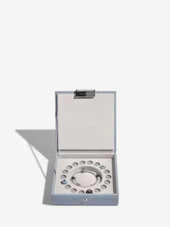 Dusky Blue Charm Jewellery Box Lid