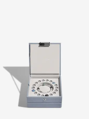 Dusky Blue Charm Jewellery Box