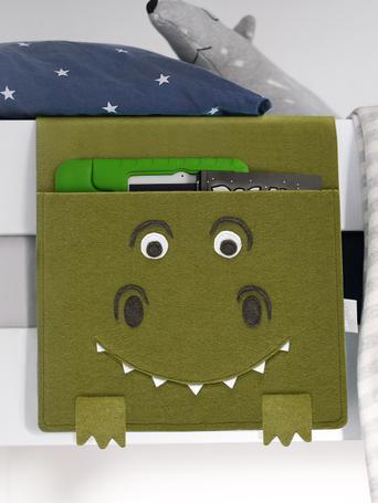 LITTLE STACKERS T-REX BED POCKET
