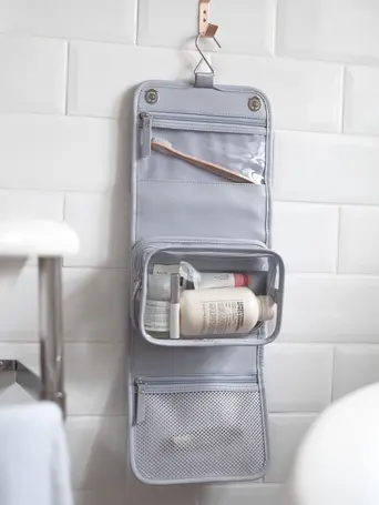Lavender Small Hanging Washbag