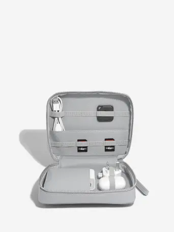 Pebble Grey Cable Tidy Bag