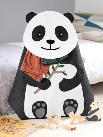 LITTLE STACKERS PANDA HAMPER