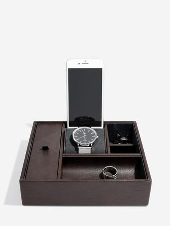 STACKERS BROWN PHONE VALET