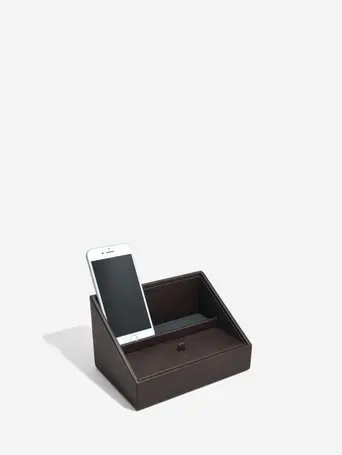 Brown Phone Valet