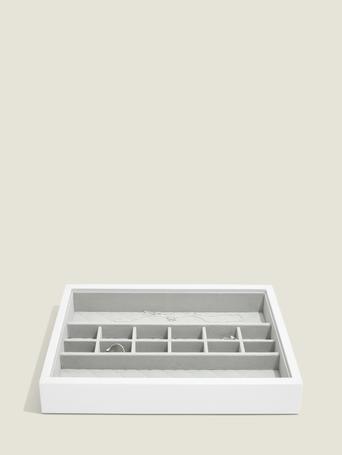 Orchid White Leather Small Accessories Layer (COLOUR WON'T MATCH)