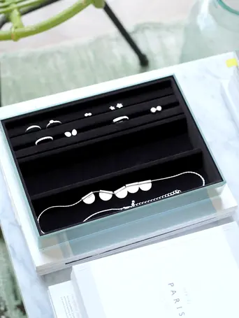 Mirror Glass Classic Ring & Bracelet Layer