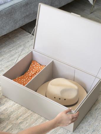 STACKERS LARGE STORAGE BOX OATMEAL