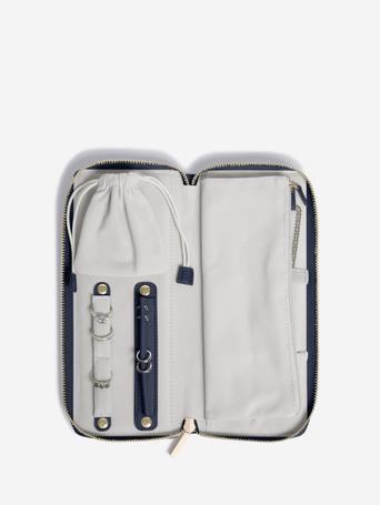 Navy Blue Jewellery Roll