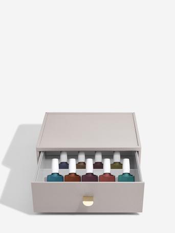 Taupe Classic Nail Polish Drawer