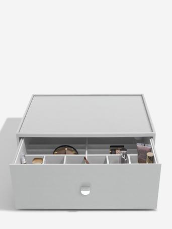 Pebble Grey Supersize Makeup Deep Drawer