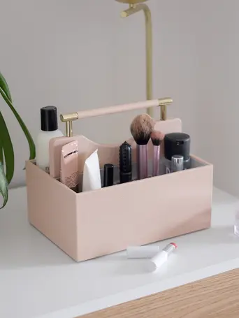 Blush Pink Classic Cosmetic Organiser