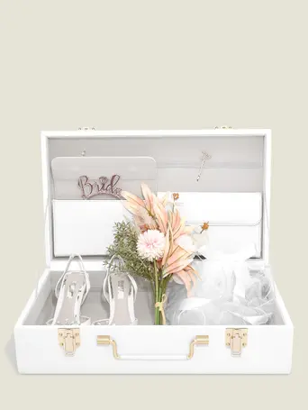 Pebble White Memory Storage Trunk