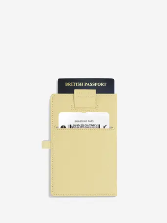 Yellow Passport sleeve