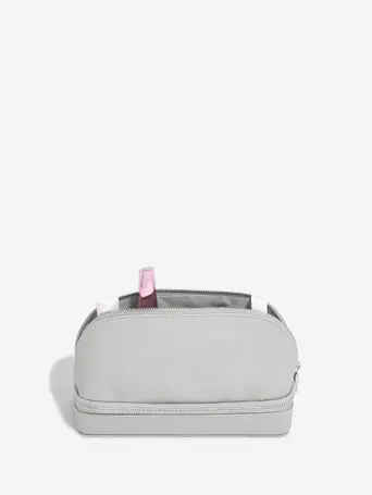Pebble Grey Cosmetic and Jewellery Bag