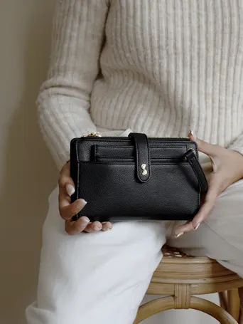 Black Large Purse