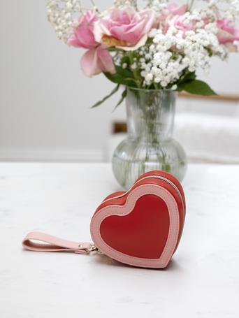 Red Heart Travel Jewellery Box