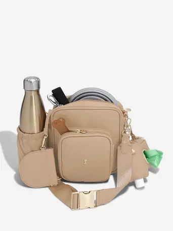 Camel Dog Walking Bag 