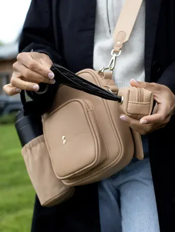 Camel Dog Walking Bag 