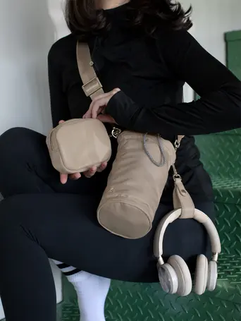 Recycled Nylon Mushroom Bottle Bag