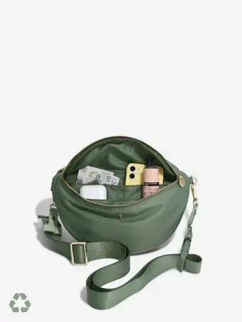 Recycled Nylon Green Bumbag