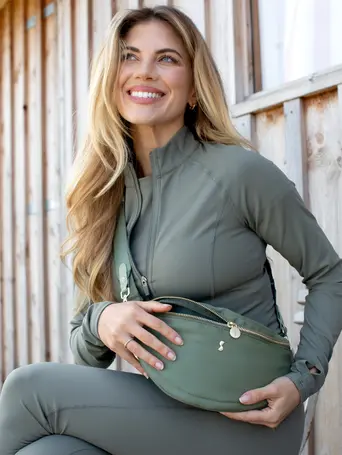 Recycled Nylon Green Bumbag