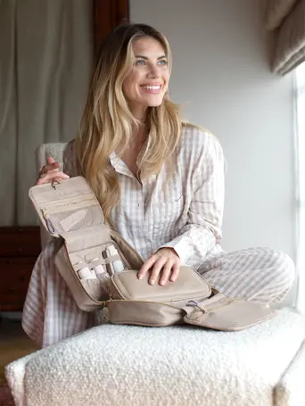 Recycled Nylon Mushroom Hanging Washbag