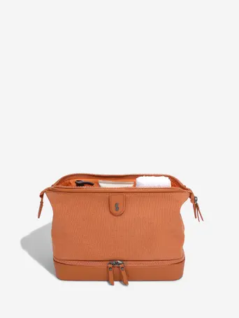 Orange Large Canvas Washbag