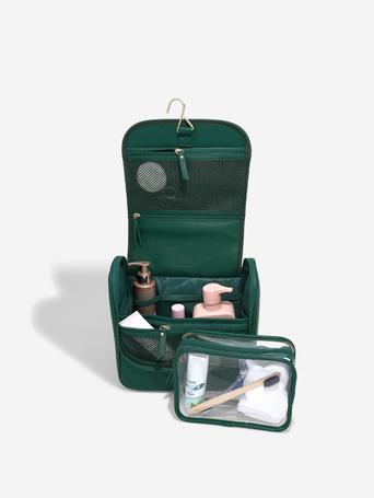 Forest Green Hanging Washbag