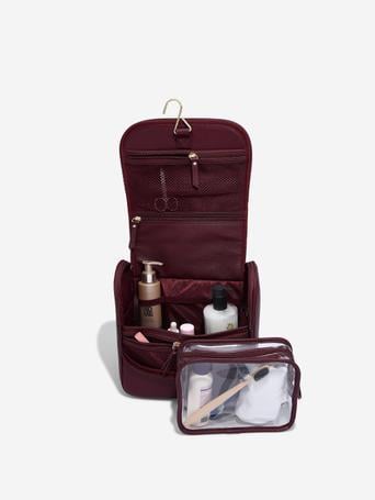 Burgundy Hanging Washbag