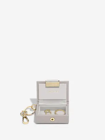 Taupe Nano Jewellery Box Keyring