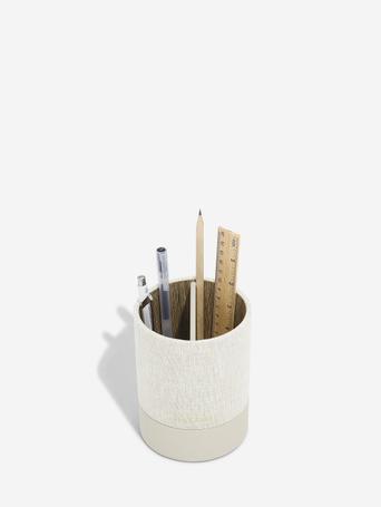 Oatmeal & Linen Stationery Pot