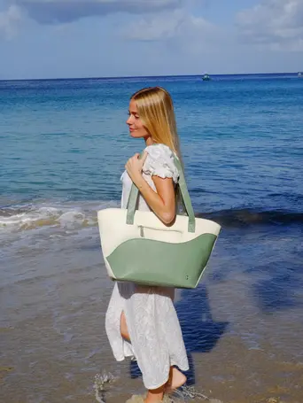 Seafoam Travel Tote Bag