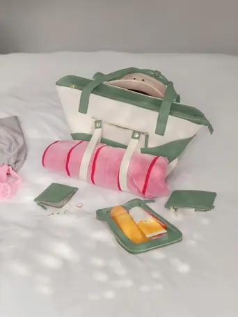 Seafoam Travel Tote Bag