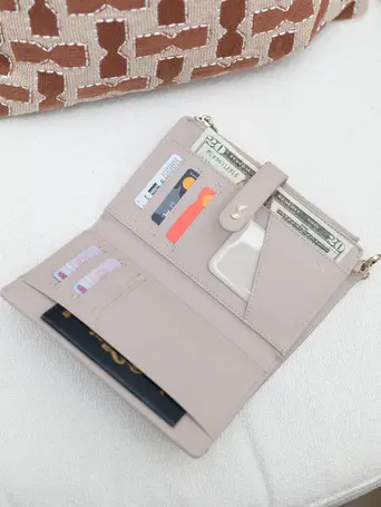 Taupe Large Purse