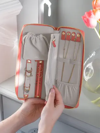 Grapefruit Jewellery Roll