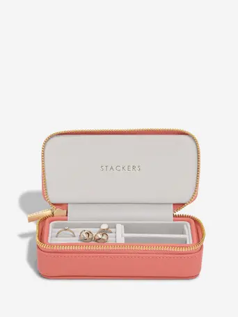 Grapefruit Medium Zipped Jewellery Box