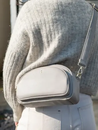 Taupe Crossbody Bag