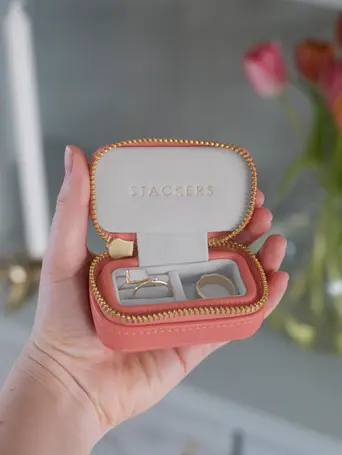 Grapefruit Petite Travel Jewellery Box