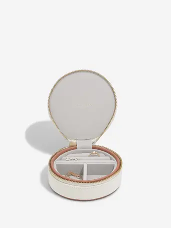 Desert Round Travel Jewellery Box