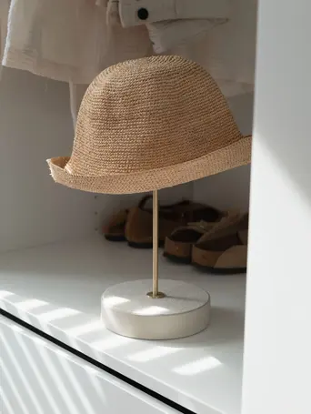Oatmeal & Linen Hat Stand