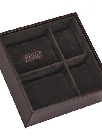 STACKER MEN LARGE BROWN/ VELVET WATCHES