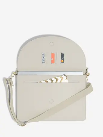 Oatmeal Slim Laptop Bag 
