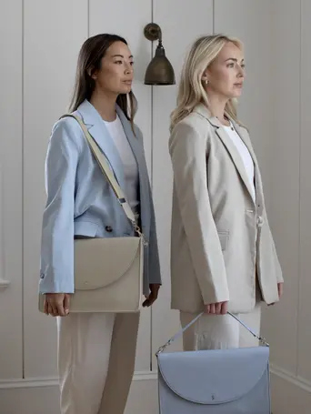 Oatmeal Slim Laptop Bag 